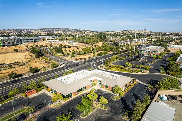 An aerial view of Highridge Dental Care 